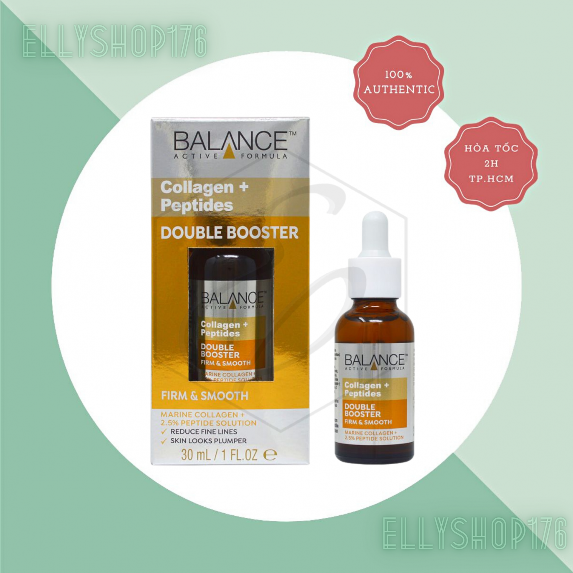 Tinh chất giảm nhăn, chống lão hóa Balance Collagen Peptides - 30ml